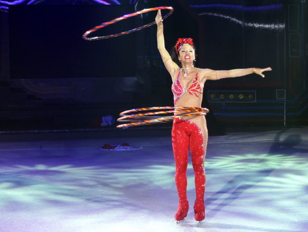 Ice show skater on Cruise Ship...