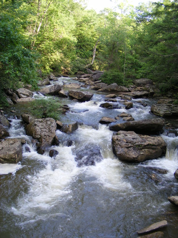 Stream above  mill @Babcock State Park...