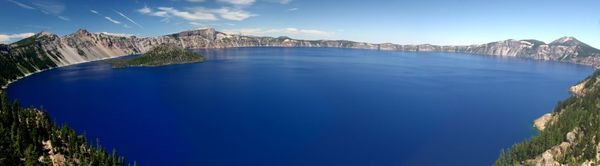 Crater Lake - this is a 5-shot pano taken with a 1...