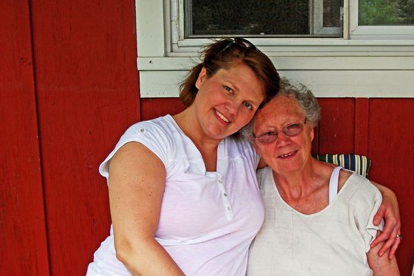 Myself with my Aunt Elsie May 2011...