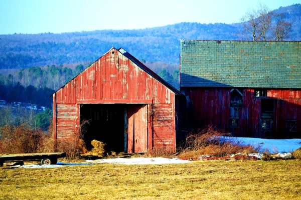 Old barn in Adirondack Mts, New York...