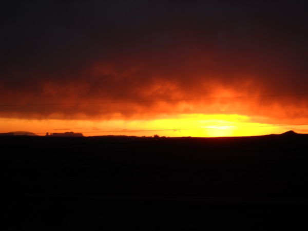 Red Mesa, Arizona sunset...