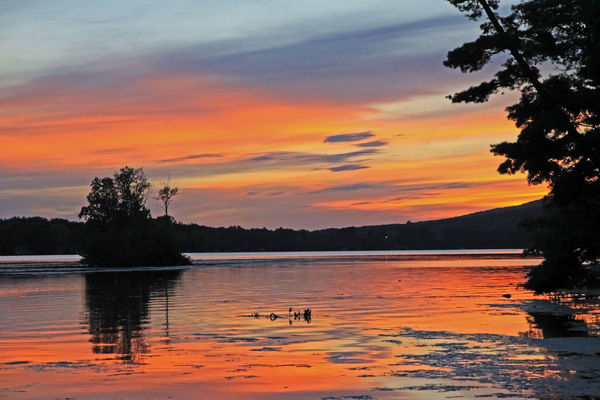 Sunset on Lake Wausau...