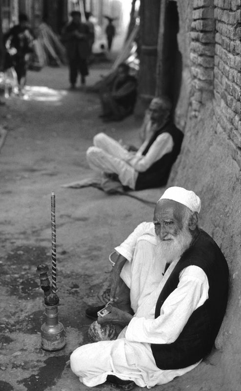 Match in hand, Kabul Alley, 1973....