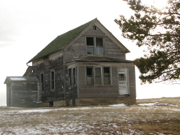 a house in the middle of nowhere...