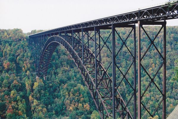 The bridge over New River Gorge, W.Va....