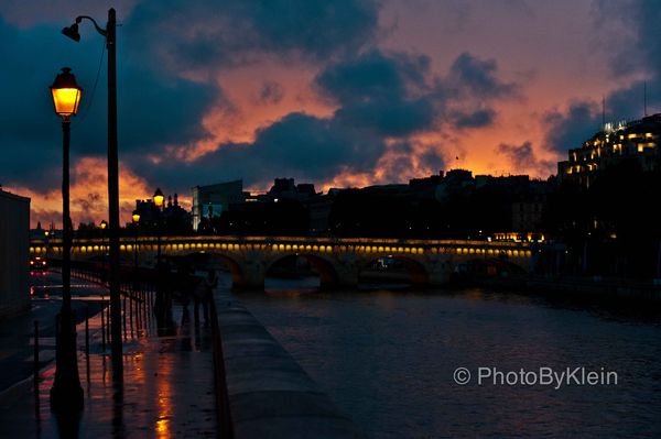 Insane Seine Sunset...
