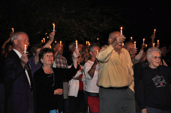 Candle light Vigil...