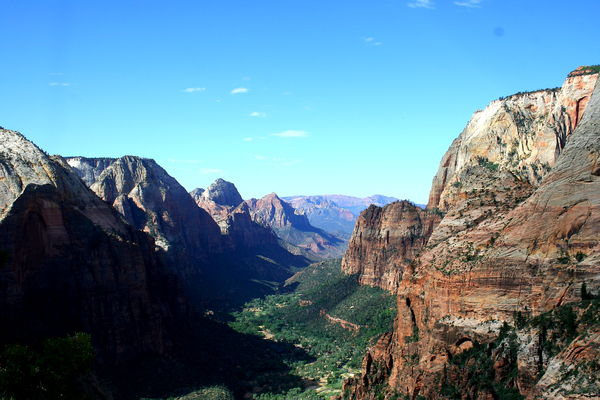 From top of Angels Landing, Zion National Park...