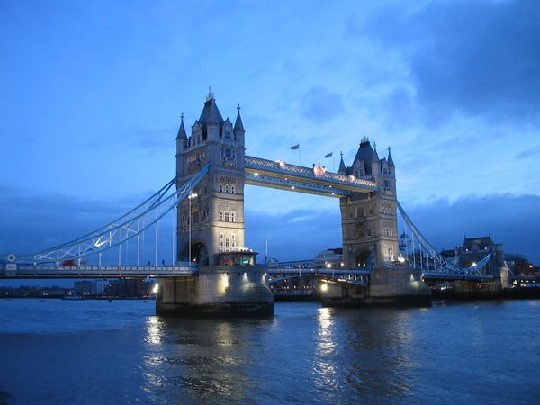The Tower Bridge, London...