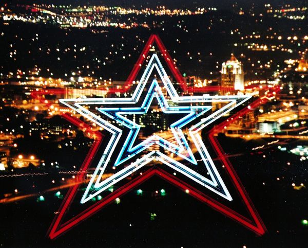 "Roanoke The Star City"-double exposure...