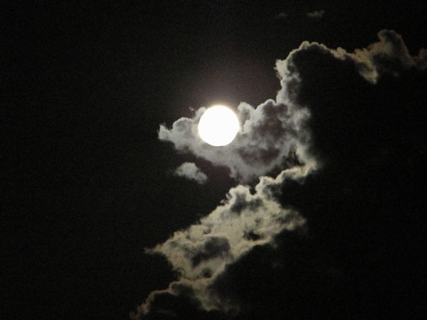 moon and clouds...