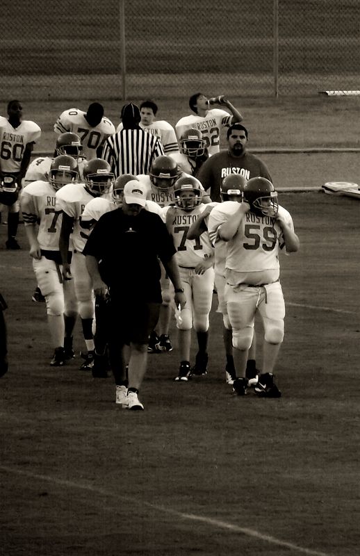 #59 My handsome middle son & his coach leading his...
