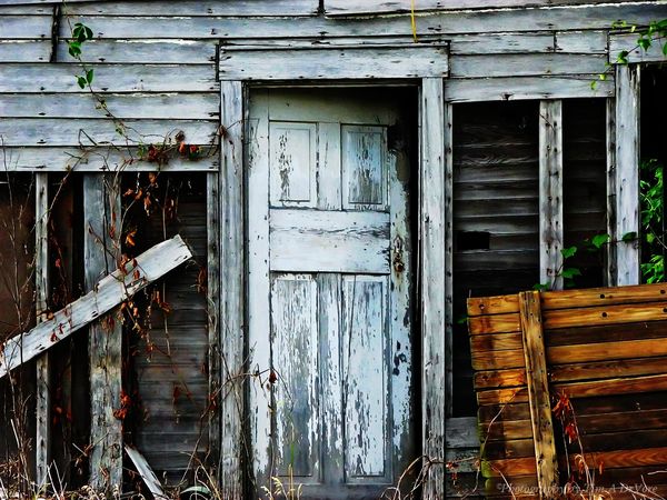 Abandoned farmhouse, rural Covington, Indiana...