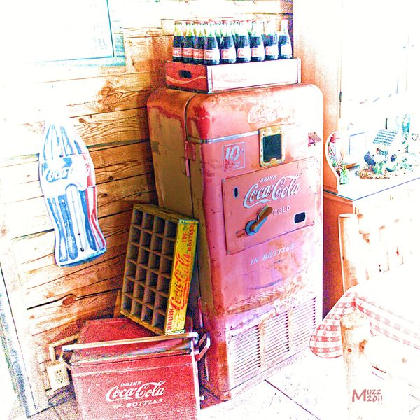Old Coke machine...
