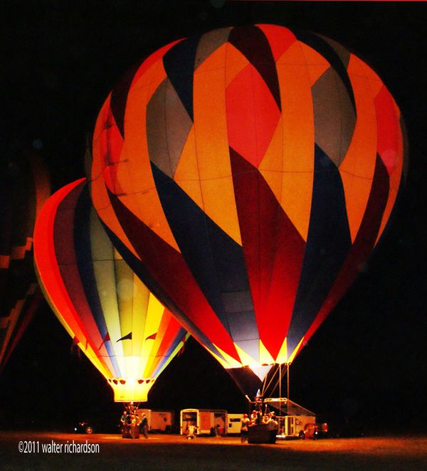 hot air balloons...