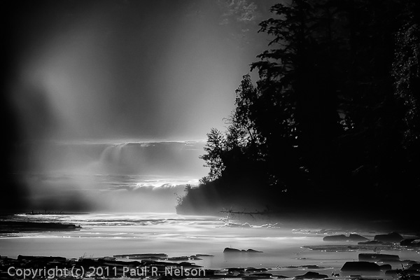 Moonlit Lower Tahquemenon Falls...