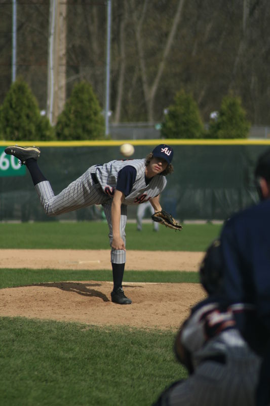 My son pitching...