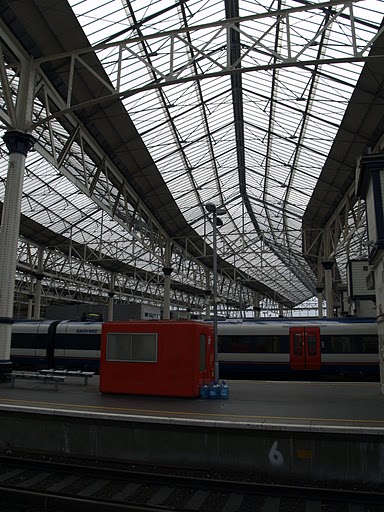 Waterloo station, London...