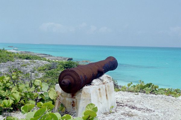 Cannon Overlooking Harbor...