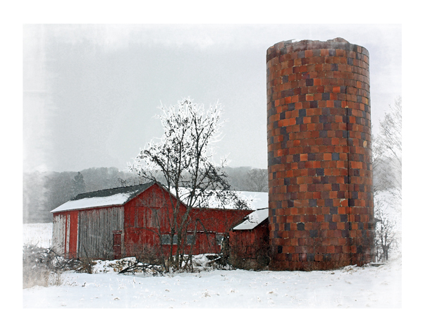barn and silo w/dry brush filter...
