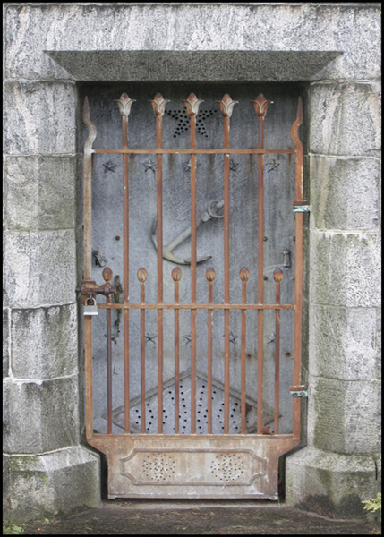 Crypt Door in Sleepy Hollow Cemetery...