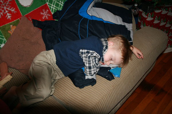 My worn out grandson...