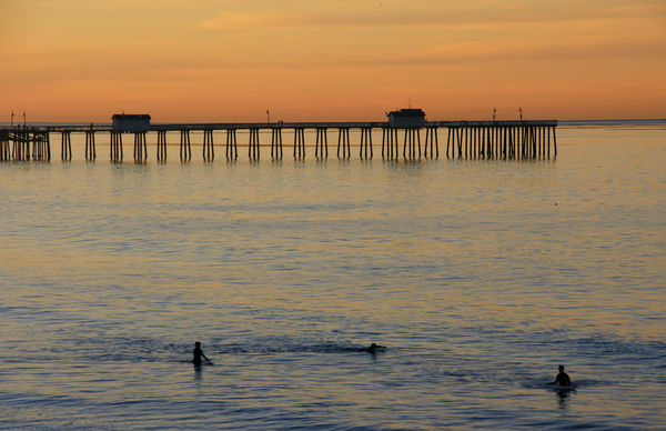 San Clemente Pier at sunrise...