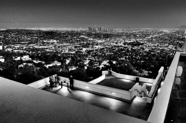 los angeles basin from griffith observatory...