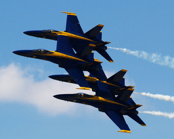 Tight Formation - Blue Angels...