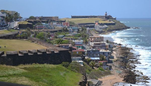 San Juan Puerto Rican Coast Line - March, 2012...