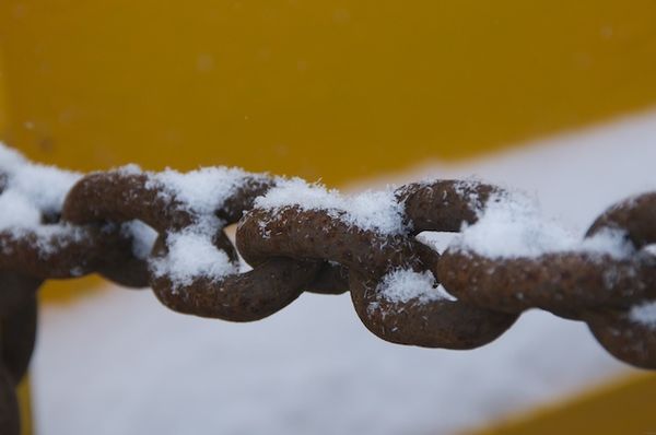 Rust is beautiful; see the snow crystals?...