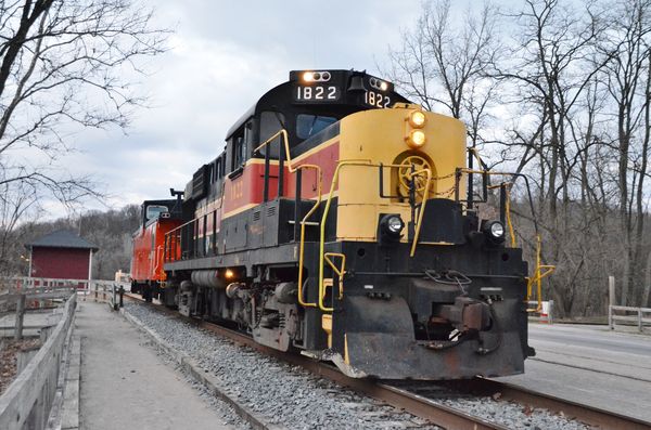 A caboose charter on the Cuyahoga Valley Scenic RR...
