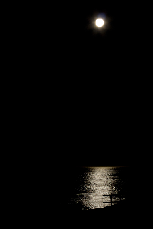 Moon on the water...