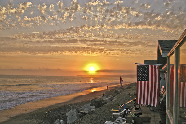 San Clemente Independence Day sunset...