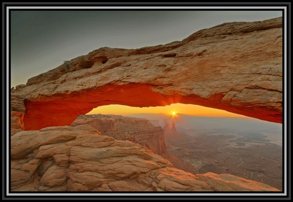 Sunrise at Mesa Arch, Canyonlands, UT...