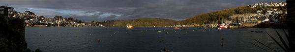 Thanks Angler a Panoramic view of Fowey estuary...
