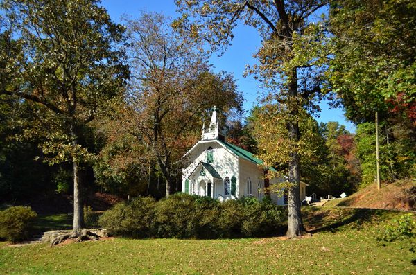 Quaint little church near Helen, GA...
