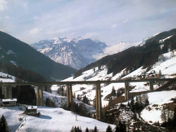 View from train Austria/Italy...