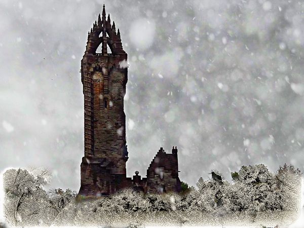 Wallace monument at Christmas...