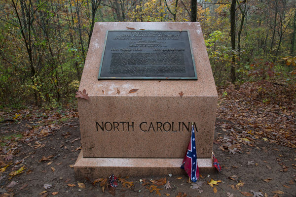 26th North Carolina Infantry Monument...
