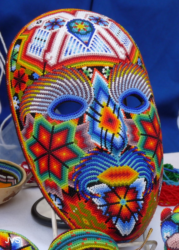 A Beaded Mask from Mexico...