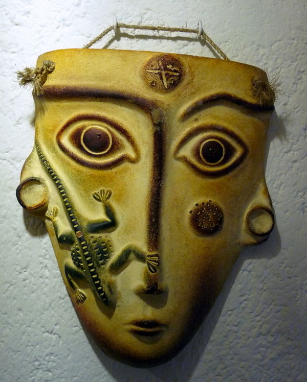 A Wooden Mask...