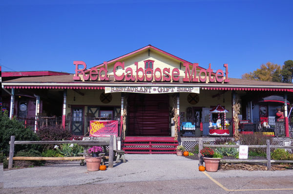The Red Caboose Motel...