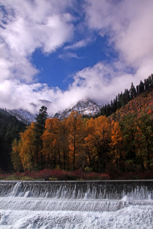 Clouds, Snow,Fall Color and Water...