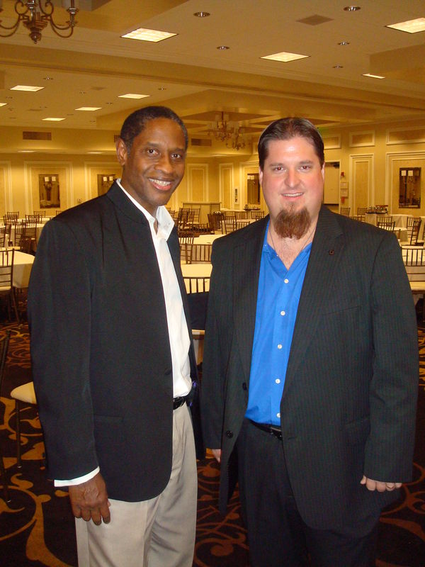 Tim Russ and Daniel at the Star Ceremony Dinner...