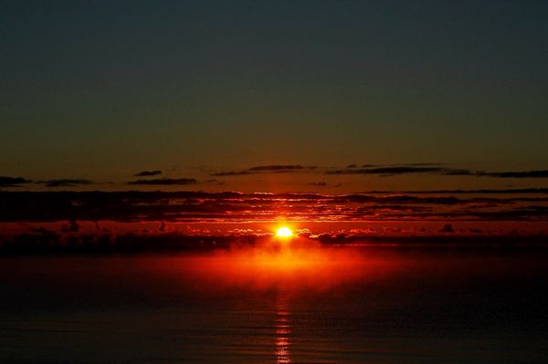 Sunrise over  Lake Huron...
