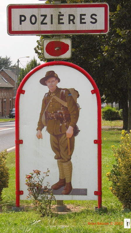 Australian Soldier Commemoration: Pozières. Pozièr...