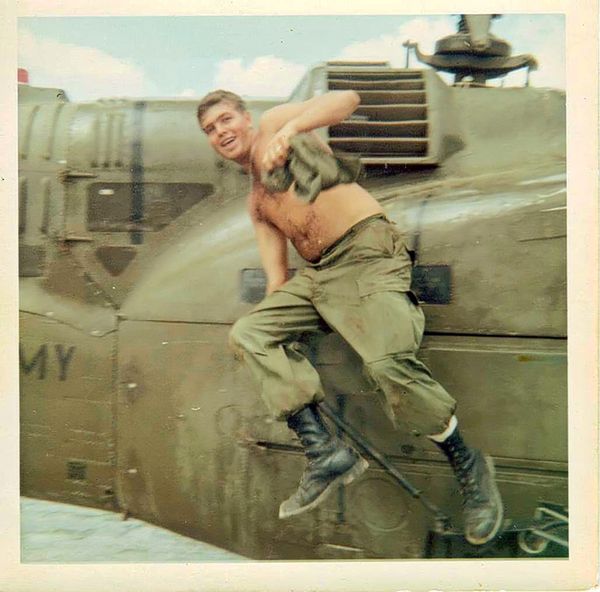 Steve helicopter mechanic - Vietnam...