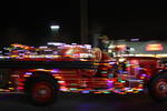 Fire engine in festival of lights...